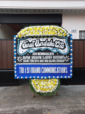 Papan Bunga Duka di Bangun Rejo